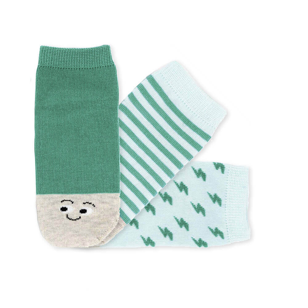 Pack 3 calcetin infantil Caritas Mint  | Caritas Mint Claro
