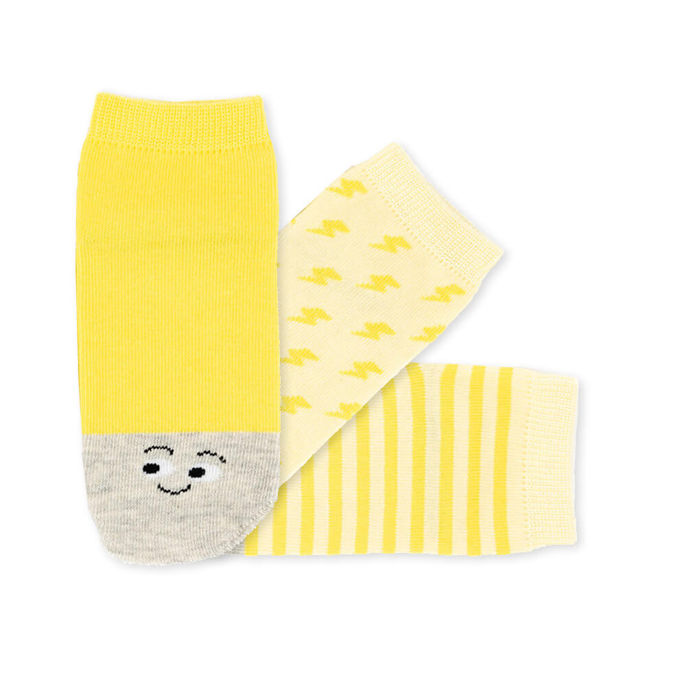 Pack de 3 calcetines infantiles básicos, cómodos y suaves