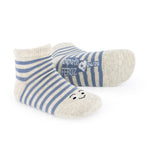 calcetin infantil tobillero caritas azul rayas 3 | Caritas Azul Gris