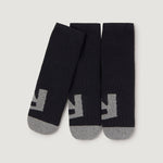 calcetines deportivos escolar forma pie derecho izquierdo color negro ninos infantil aw26 | Negro