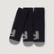 calcetines deportivos escolar forma pie derecho izquierdo color negro ninos infantil aw26 | Negro