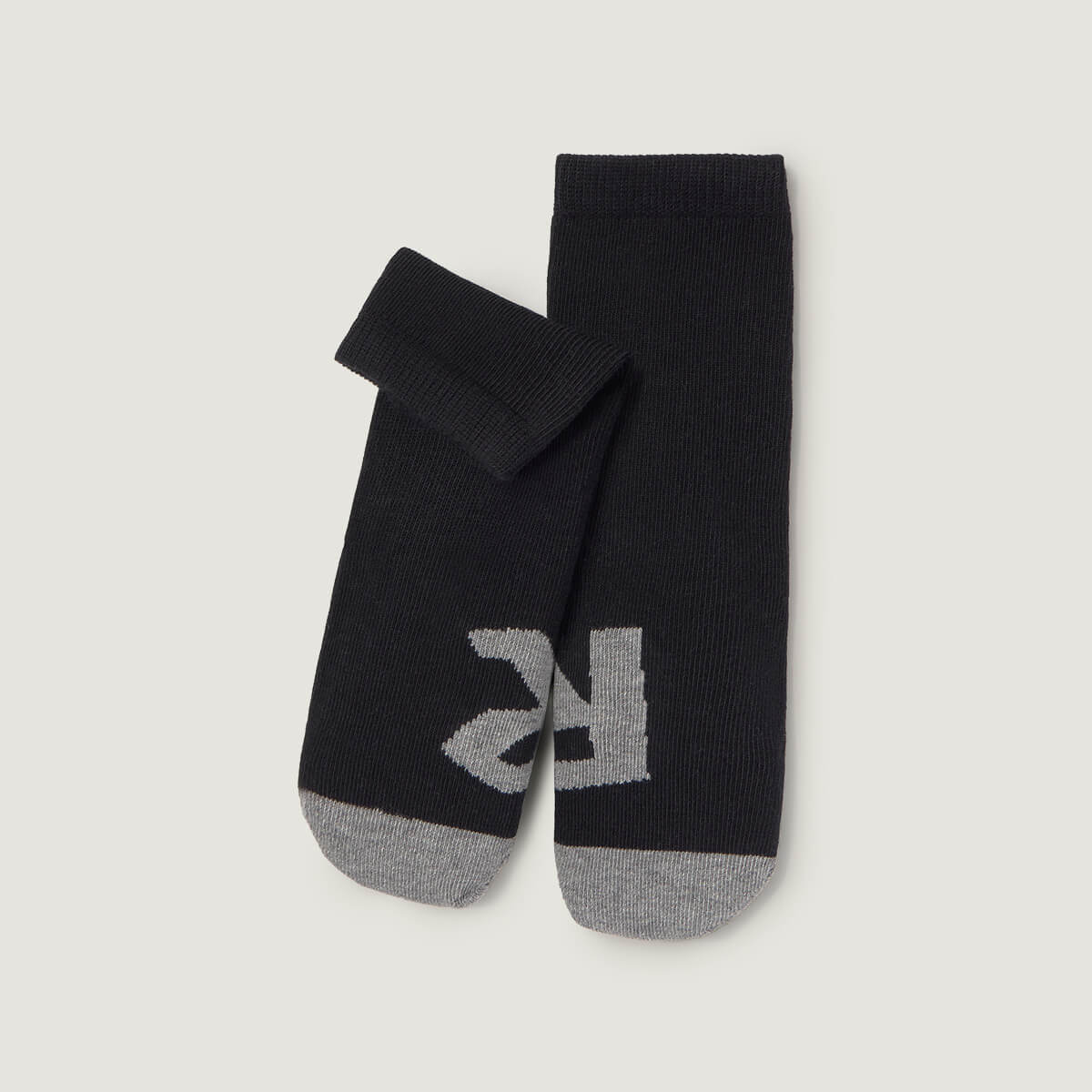 calcetines deportivos escolar forma pie derecho izquierdo color negro ninos infantil aw26 02  | Negro