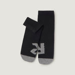 calcetines deportivos escolar forma pie derecho izquierdo color negro ninos infantil aw26 02  | Negro