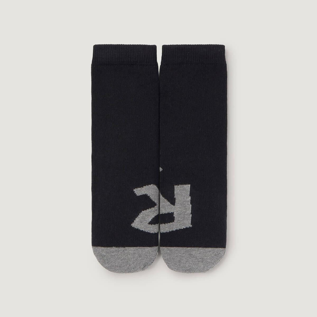 calcetines deportivos escolar forma pie derecho izquierdo color negro ninos infantil aw26 03  | Negro