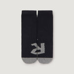 calcetines deportivos escolar forma pie derecho izquierdo color negro ninos infantil aw26 03  | Negro