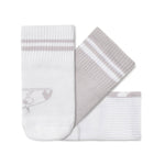 calcetines deportivos forma pie derecho izquierdo color blanco gris adulto ninos infantil ss25 01 | Blanco y Gris