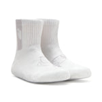calcetines deportivos forma pie derecho izquierdo color blanco gris adulto ninos infantil ss25 04 | Blanco y Gris