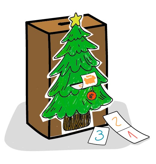 Calendario de adviento de Zapato Feroz