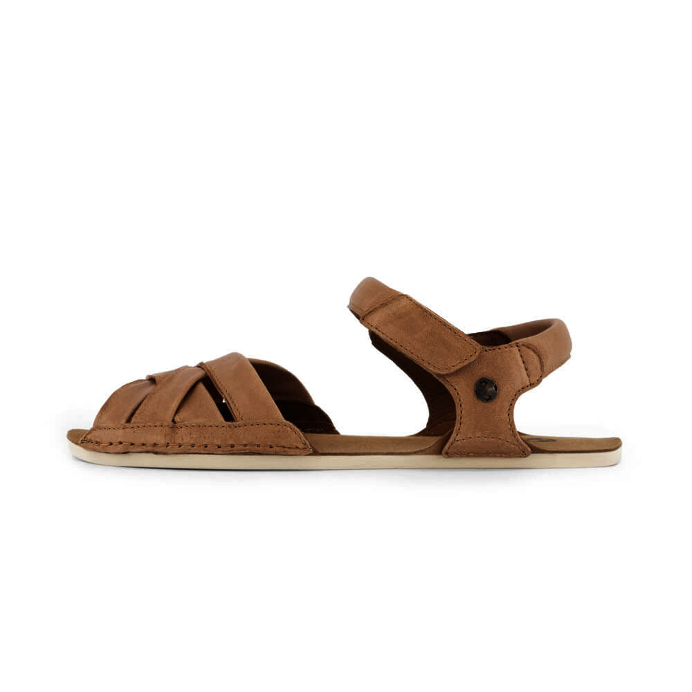 calzado adulto unisex verano comodo saludable piel natural cabra sin toxicos color nut nude marron claro gandia ss24_01