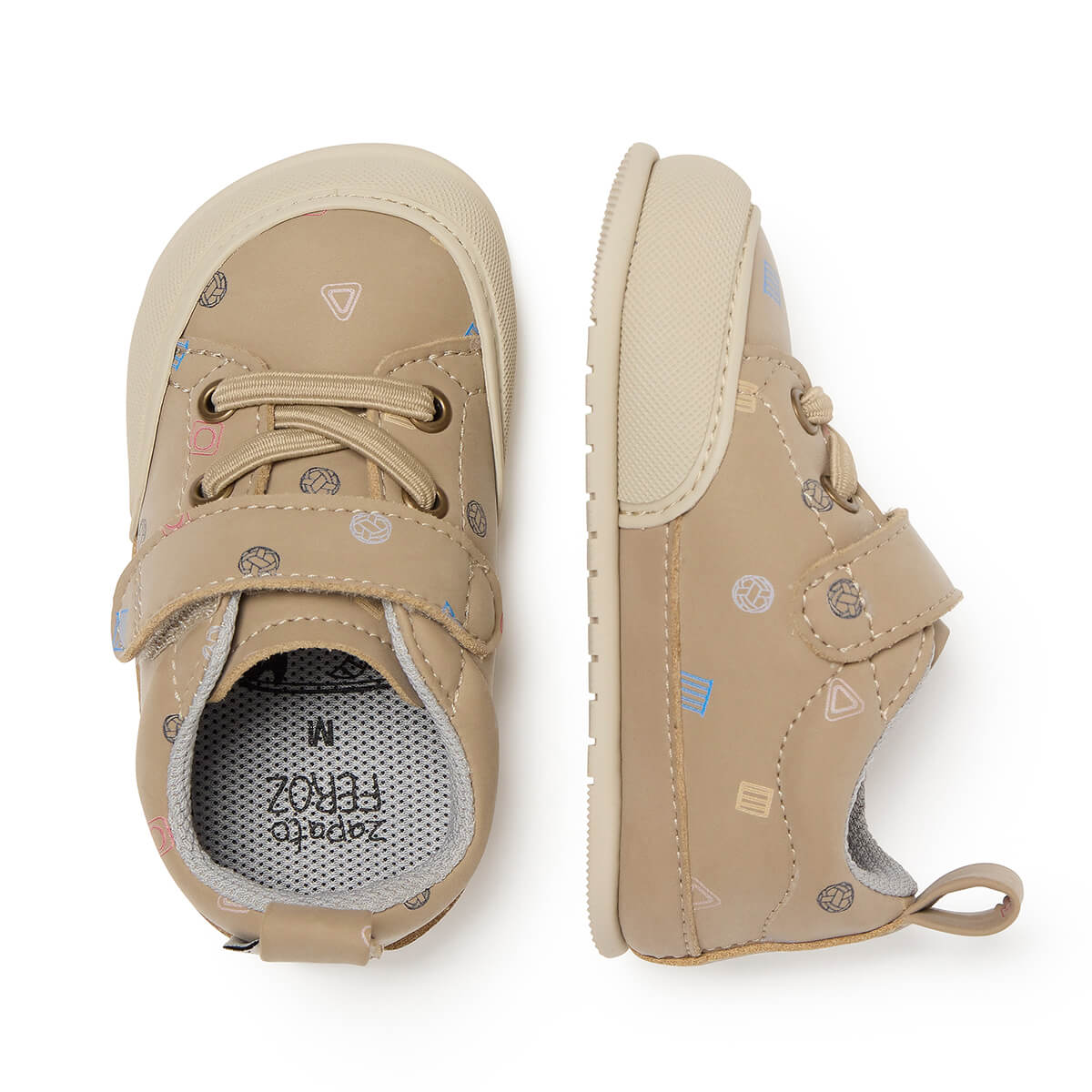 calzado barefoot diseno original edicion especial pikler infantil color beige piedrapaterna feroz aw24 03