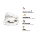 calzado barefoot infantil blanco cheste rocker ss26 05 | blanco gris microfibra