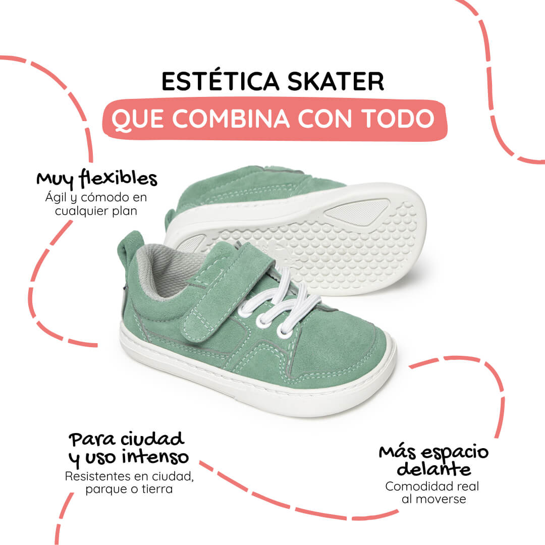 calzado barefoot infantil menta mint cheste rocker ss26 02