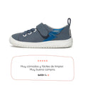 calzado barefoot infantil vegano azul paterna rocker ss26 Azul 01