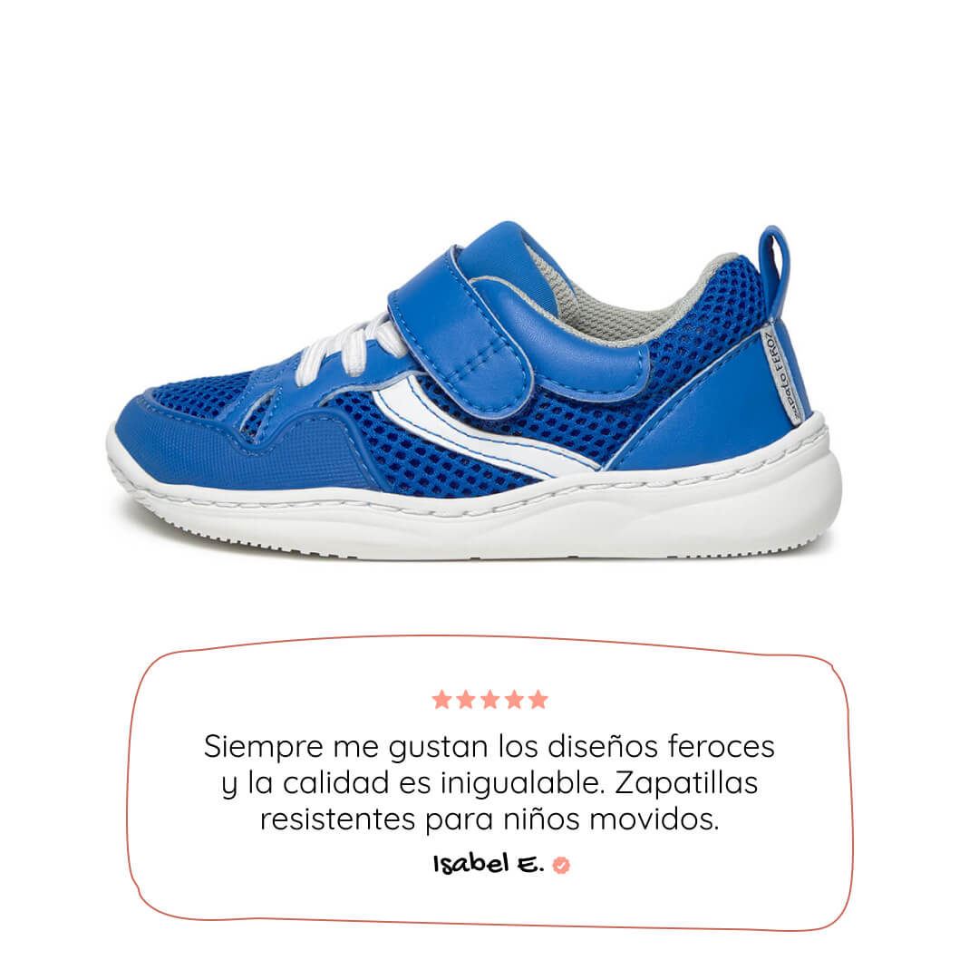 calzado barefoot infantil vegano azul tibi rocker ss26 Royal 01