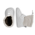 calzado barefoot minimalista microfibra nobuck bebe color gris bernia feroz aw24 03_a