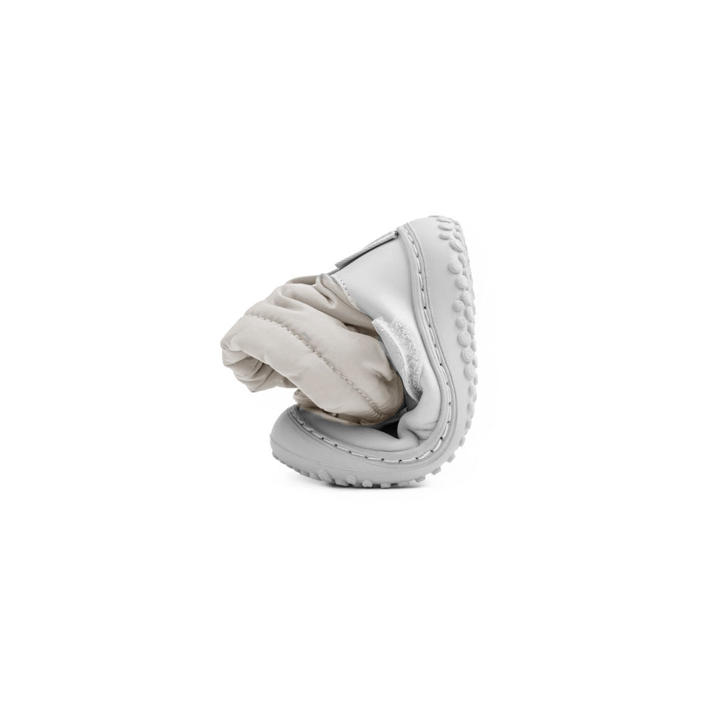 calzado barefoot minimalista microfibra nobuck bebe color gris bernia feroz aw24 04_a