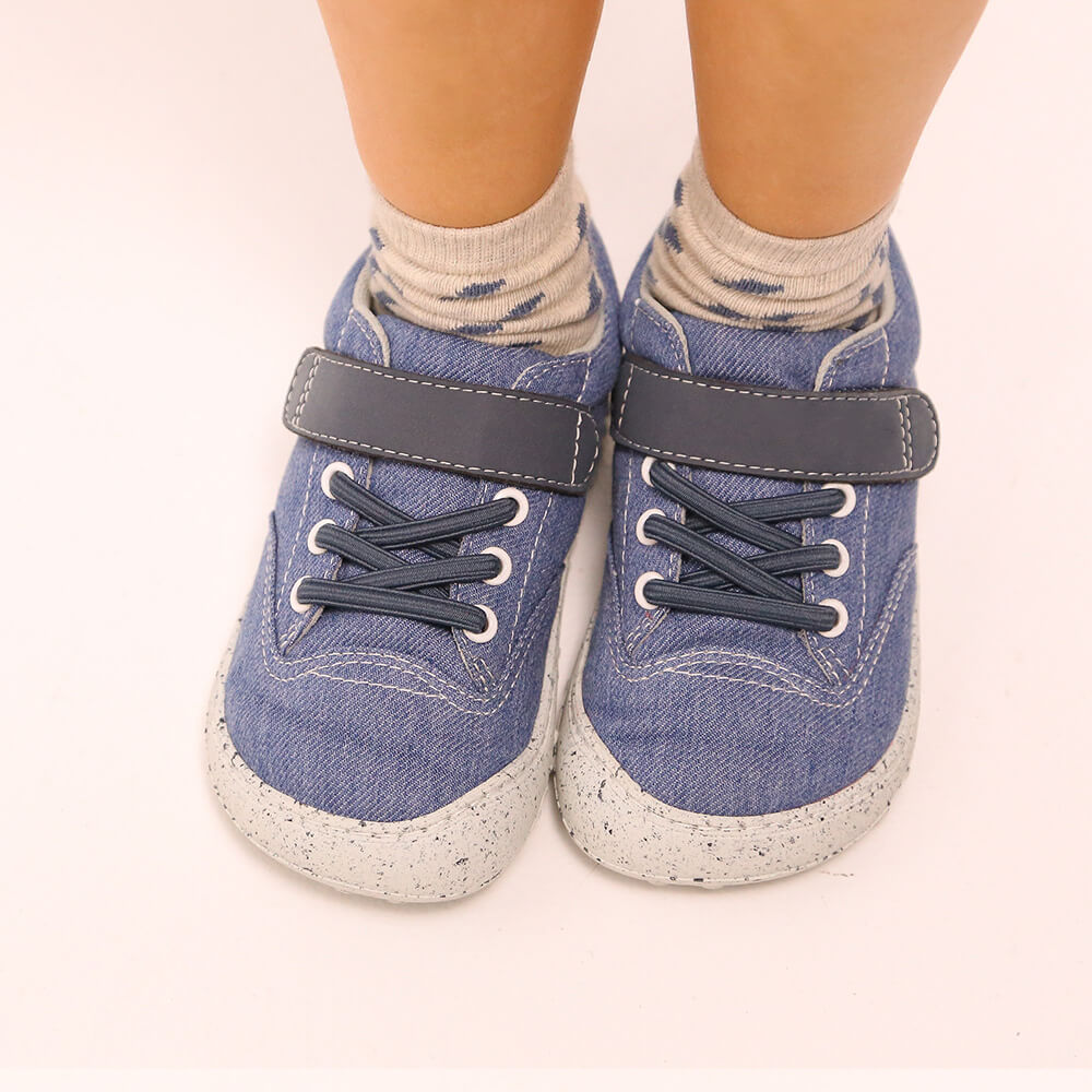 calzado barefoot pies saludables sanos bebes color tejano azul eliana rocker ss26