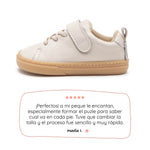 calzado barefoot primavera verano sensacion andar descalzo ninos color beige beis turia rocker ss26 01 | beige microfibra