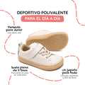 calzado barefoot primavera verano sensacion andar descalzo ninos color beige beis turia rocker ss26 1000