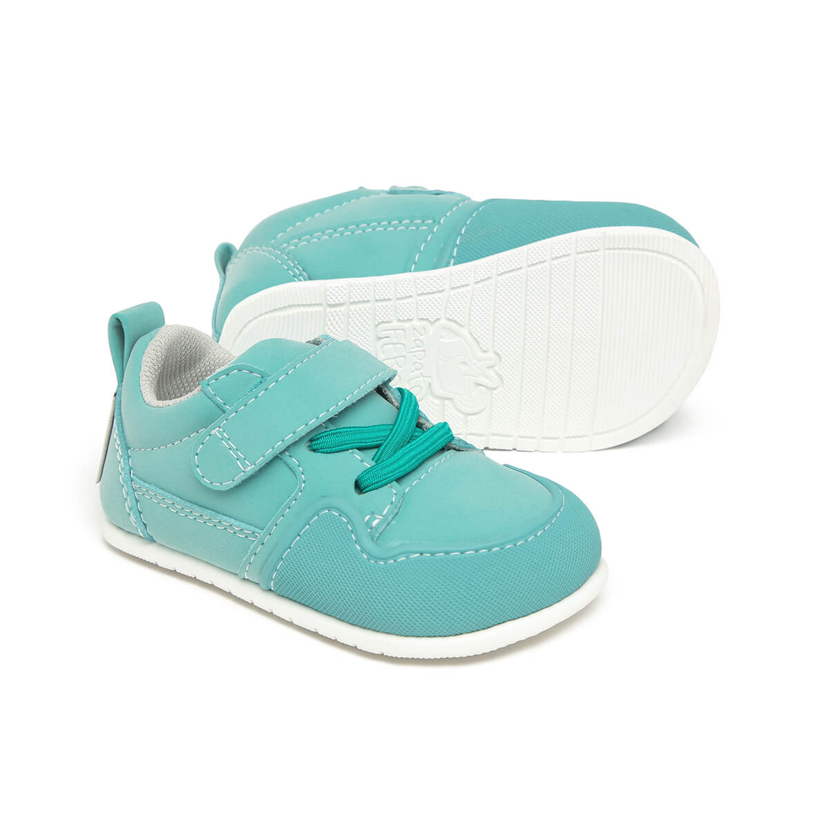 calzado barefoot primeros pasos bebe color verde mint menta cheste feroz ss25 02