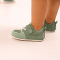 calzado barefoot primeros pasos bebe color verde mint menta cheste feroz ss26