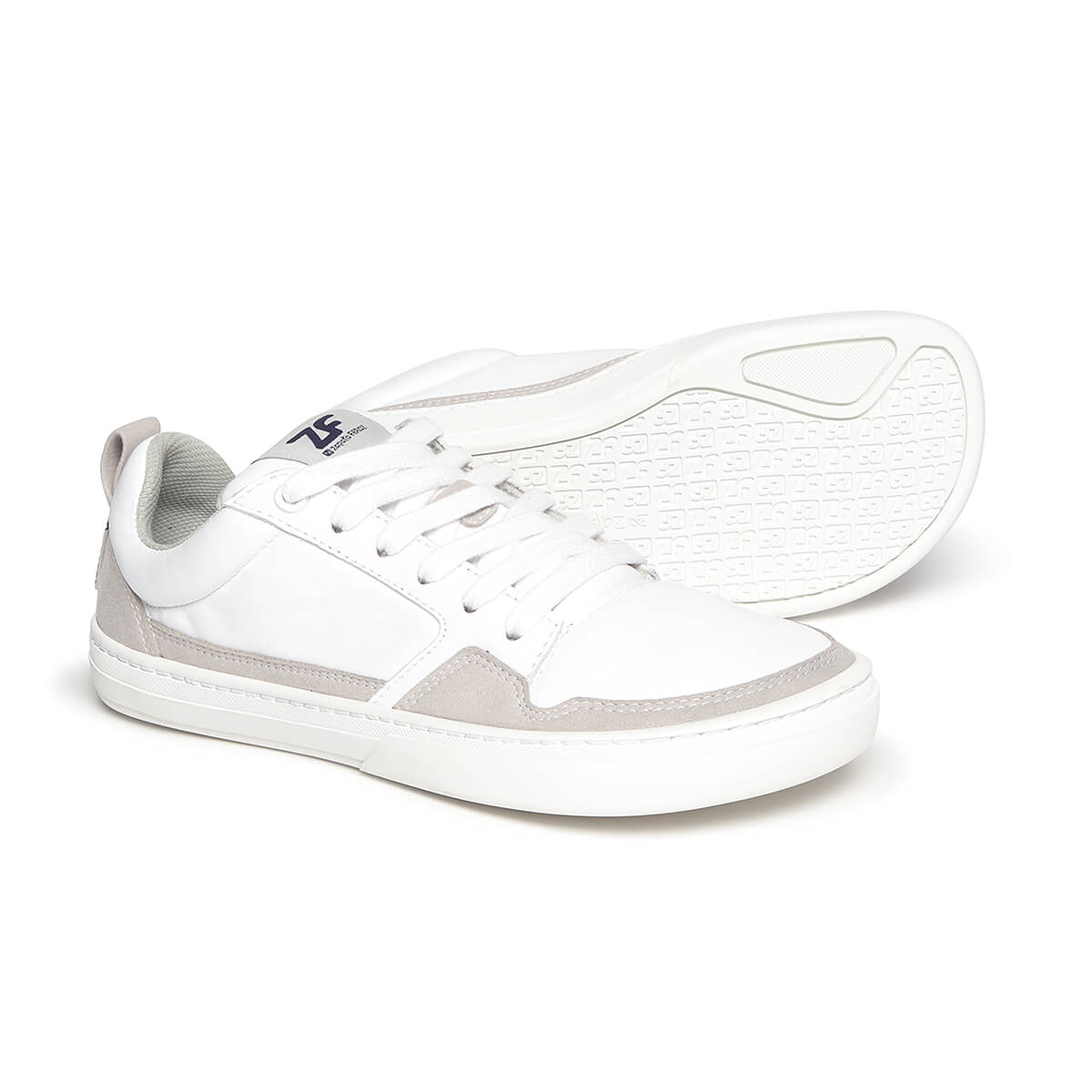 calzado barefoot urbano hombre mujer chicos chicas microfibra blanco gris cheste freekers aw25 02