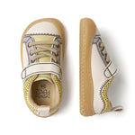 calzado barefoot uso deportivo colegio todos dias ninos ninas color amarillo gris paterna comic rocker aw25 03