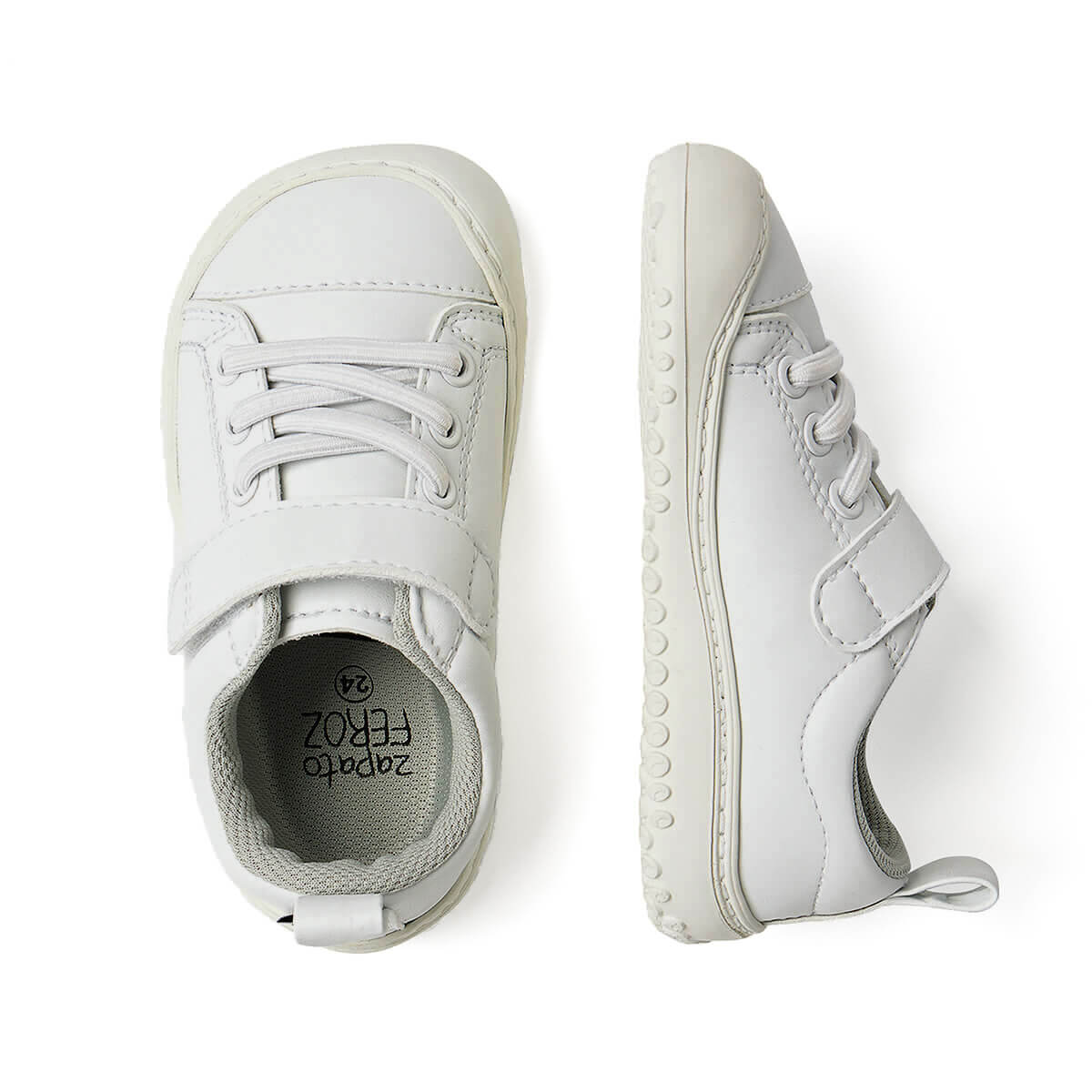 calzado barefoot vegano forma pie espacio dedos ninos ninas color blanco paterna rocker aw25 03