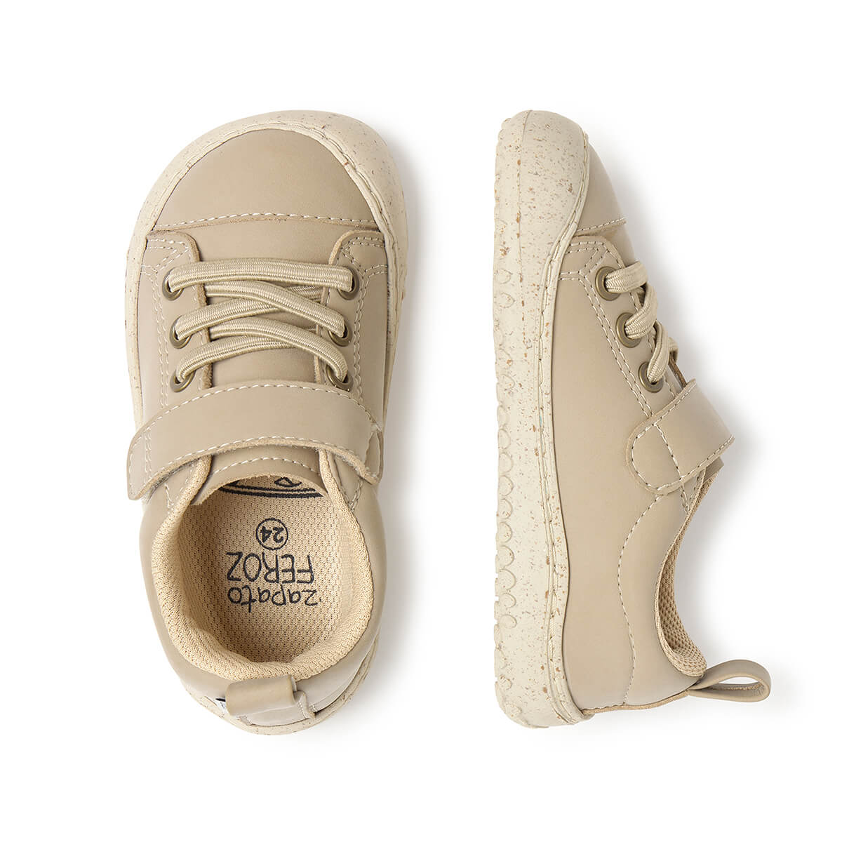 calzado barefoot vegano forma pie espacio dedos ninos ninas color piedra paterna rocker aw25 03