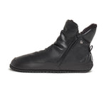 calzado botas barefoot comodas flexibles piel color negro chelva adulto aw25 01