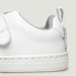 Detalle zapatillas colegial barefoot valencia rocker escolar | Blanco Microfibra
