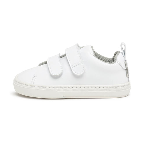 calzado infantil barefoot minimalista microfibra color blanco valencia rocker aw24 01