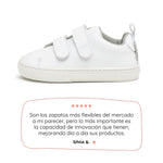 calzado infantil barefoot minimalista microfibra color blanco valencia rocker ss26 01 | blanco microfibra