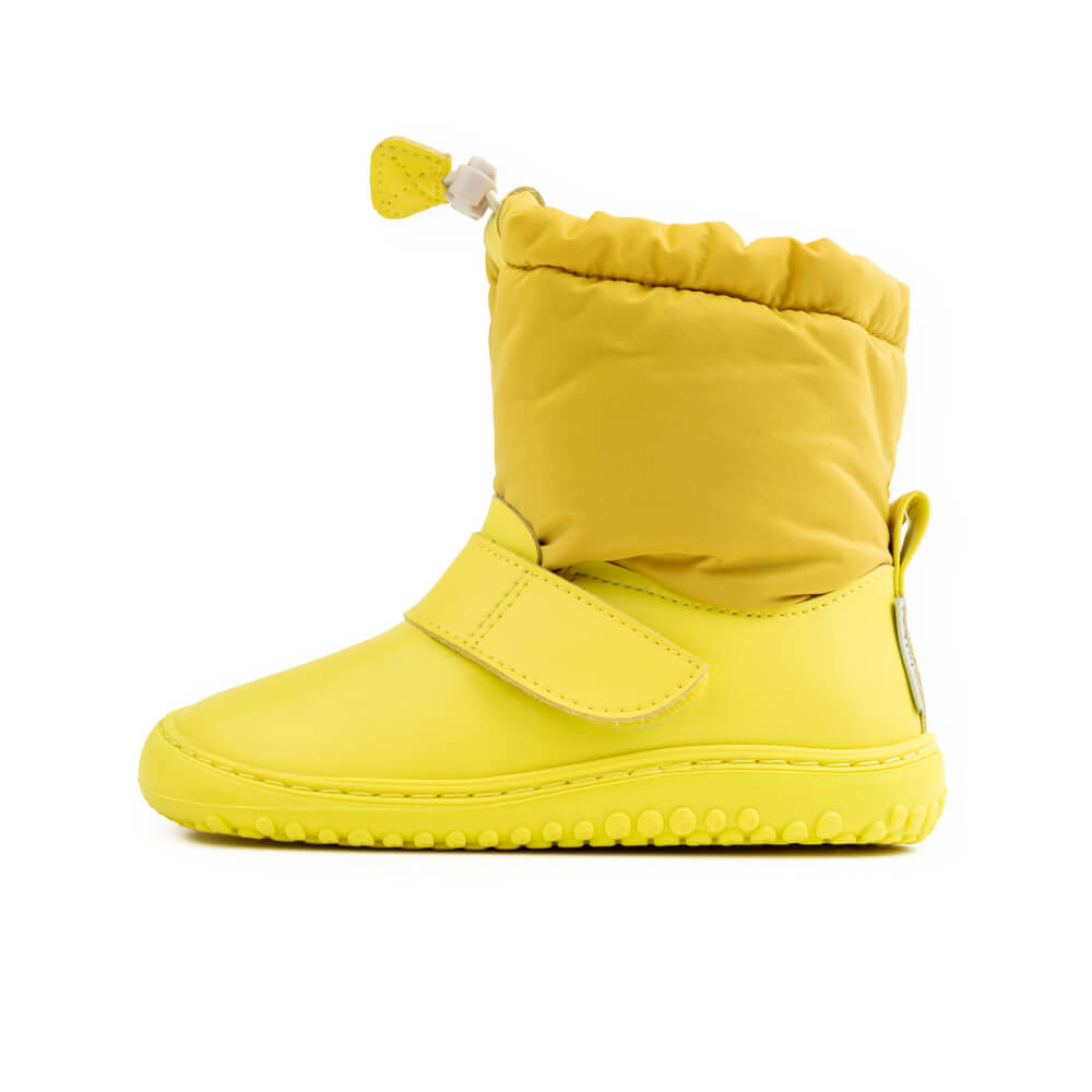 calzado infantil botas barefoot impermeables agua lluvia otono invierno amarillo bernia rocker aw23_01