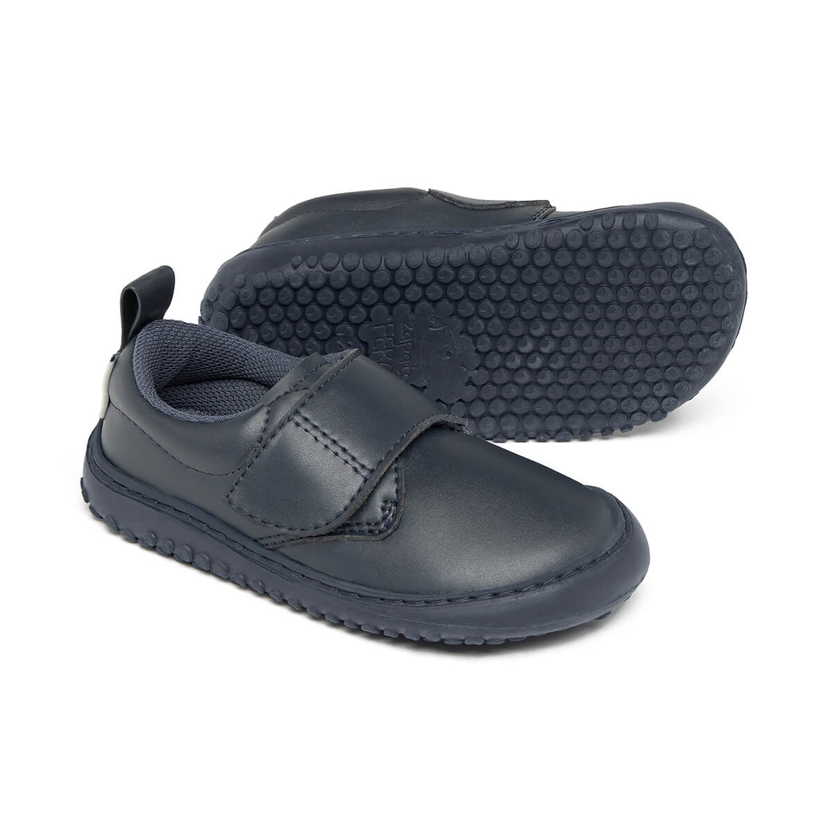 calzado infantil minimalista vegano microfibra pies sanos color azul garbi rocker aw25 02 | azul marino microfibra