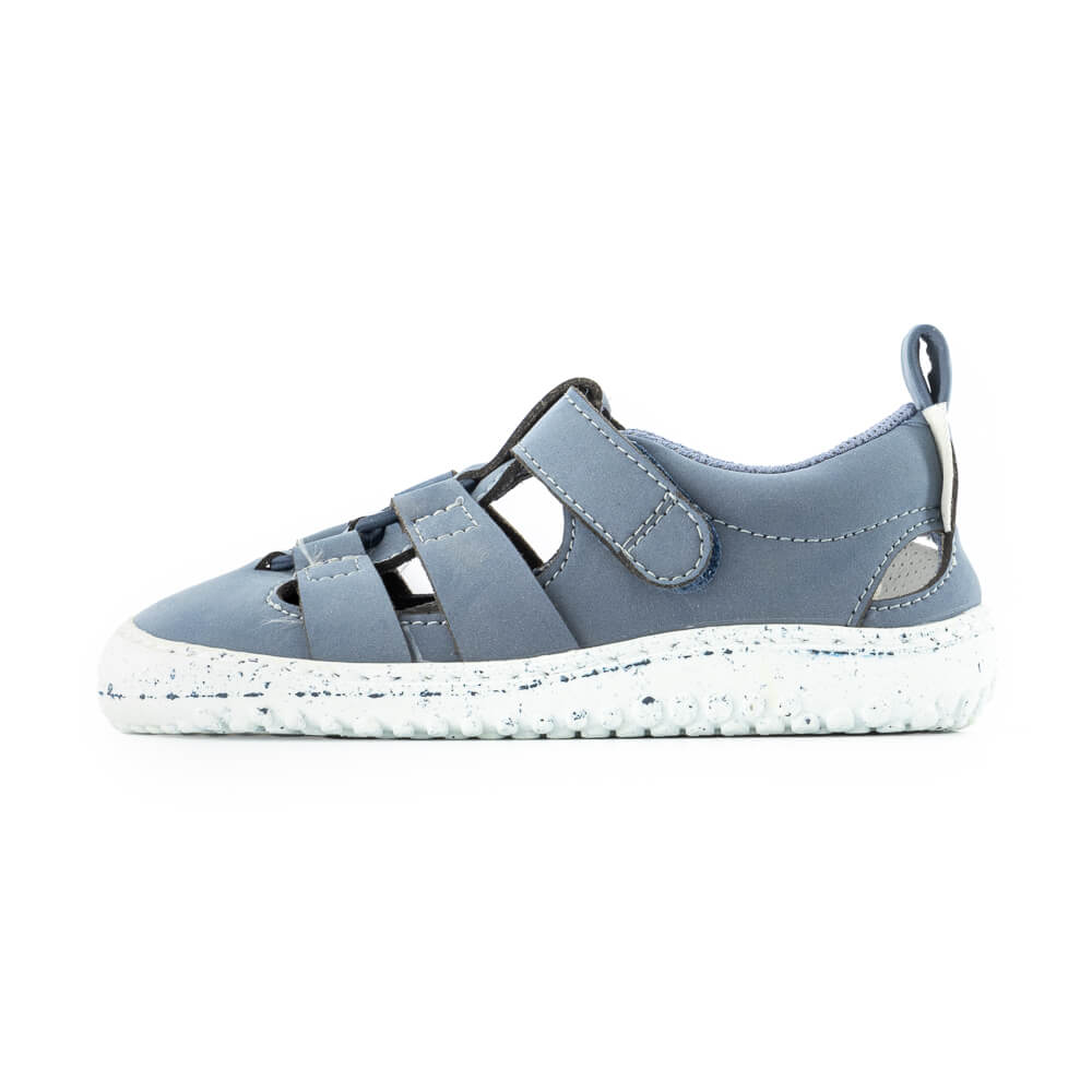 calzado infantil verano fresco transpirable ligero microfibra nobuck color azul canet rocker ss24