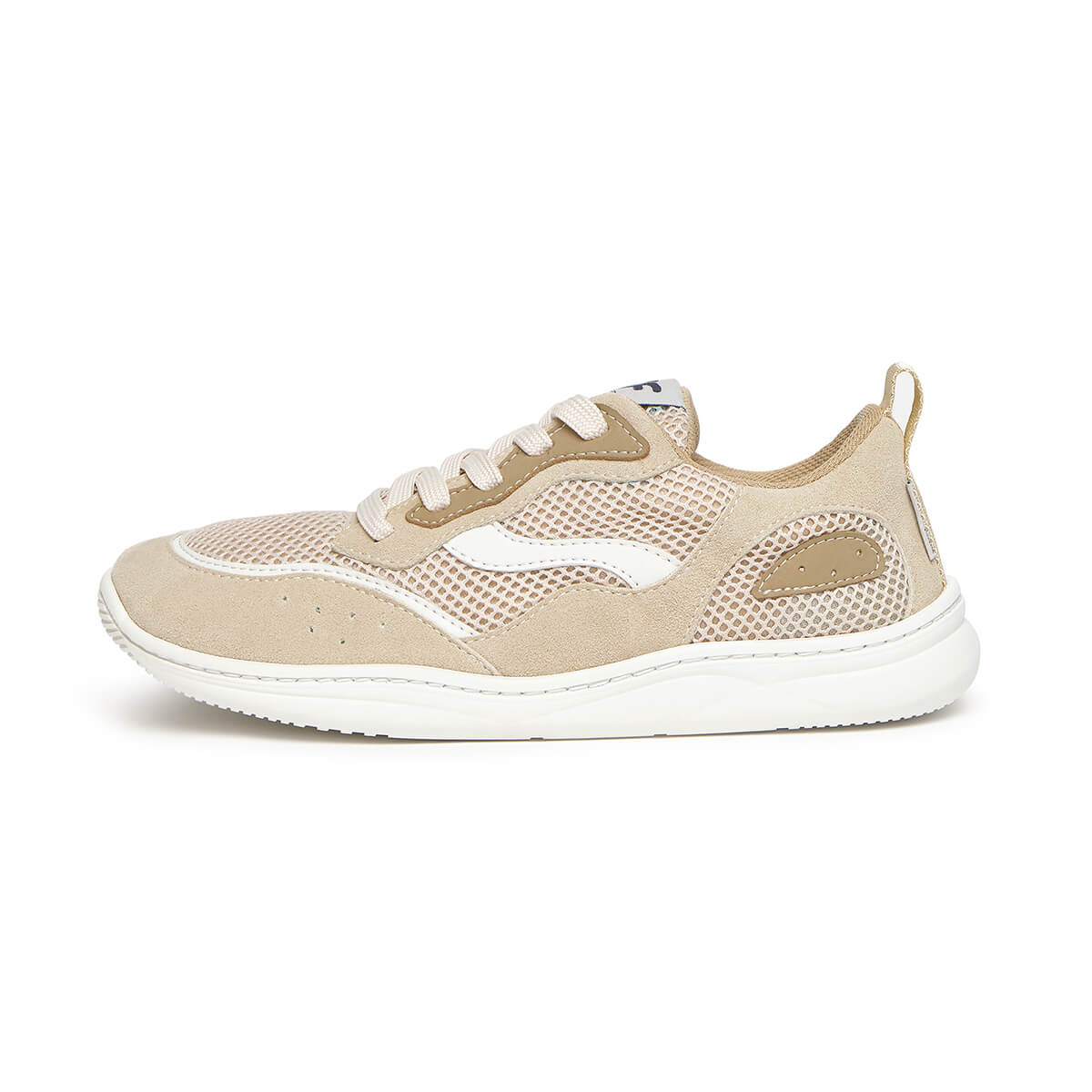 calzado microfibra barefoot comodo ligero pies anchos adolescentes tibi adulto freekers ss26 Micronobuck Beige 01