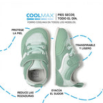 calzado minimalista bebe vegano menta biar feroz ss26 04 | mint microfibra nilo