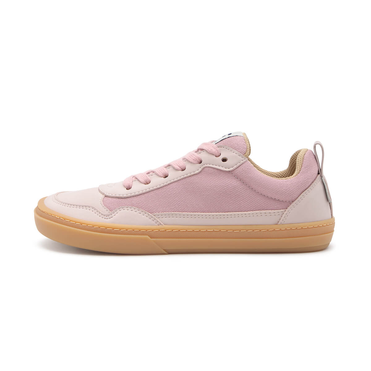 calzado minimalista casual tejido microfibra nobuck adulto color rosa faura freekers aw24 01