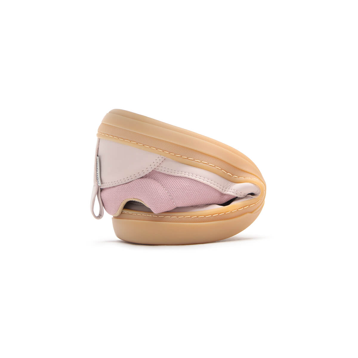 calzado minimalista casual tejido microfibra nobuck adulto color rosa faura freekers aw24 04