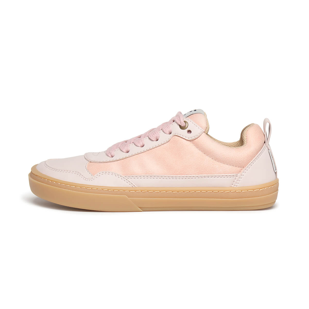 calzado minimalista casual tejido microfibra nobuck adulto color rosa faura freekers aw25 01