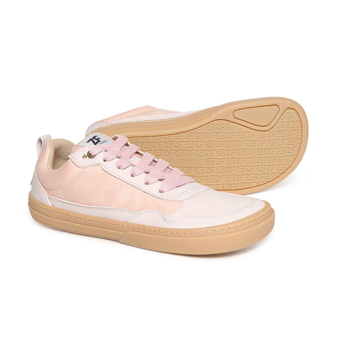 calzado minimalista casual tejido microfibra nobuck adulto color rosa faura freekers aw25 02 | rosa palo Microfibra Nobuck