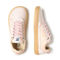 calzado minimalista casual tejido microfibra nobuck adulto color rosa faura freekers aw25 03