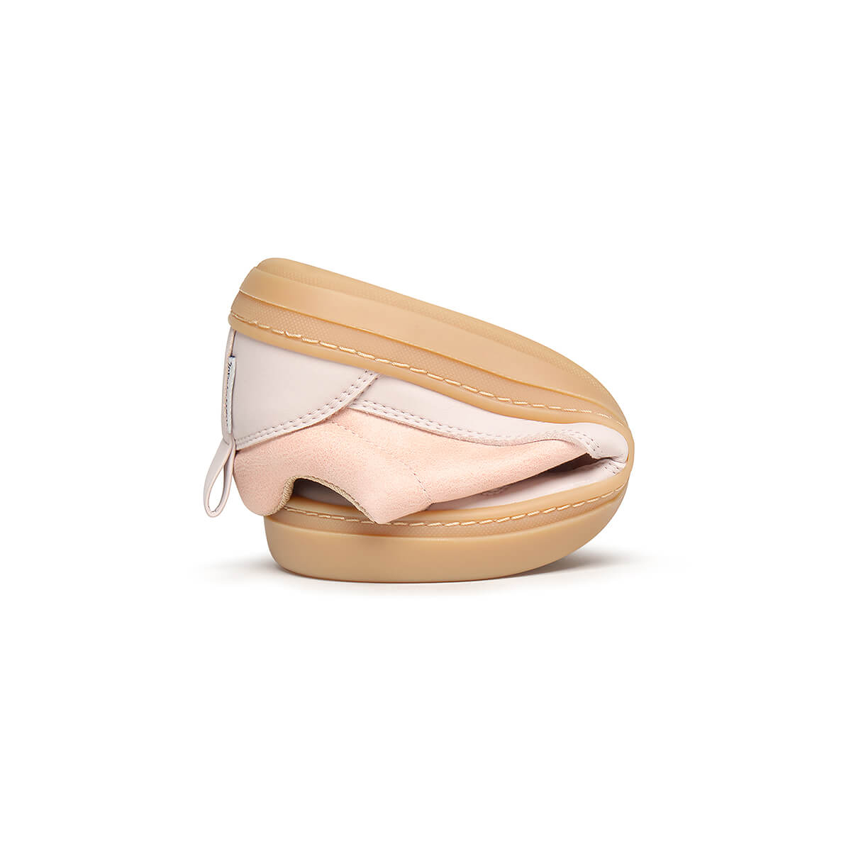 calzado minimalista casual tejido microfibra nobuck adulto color rosa faura freekers aw25 04