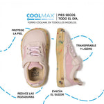 calzado minimalista casual tejido microfibra nobuck infantil color rosa faura rocker ss26 Palo 04 | rosa palo microfibra