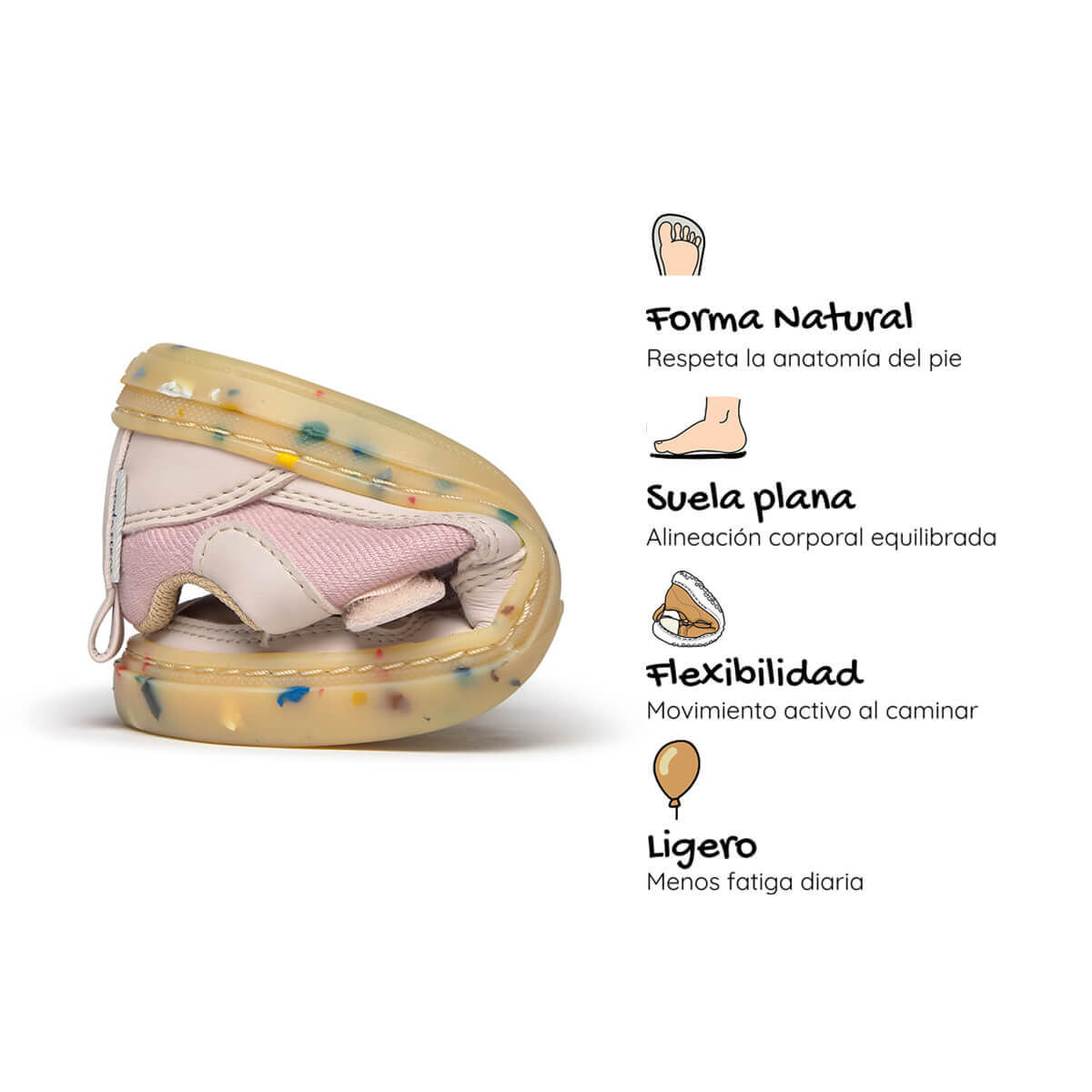 calzado minimalista casual tejido microfibra nobuck infantil color rosa faura rocker ss26 Palo 05 | rosa palo microfibra