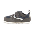 calzado minimalista ligero blandito comodo vegano micronobuck bebe color gris biar feroz ss25 01