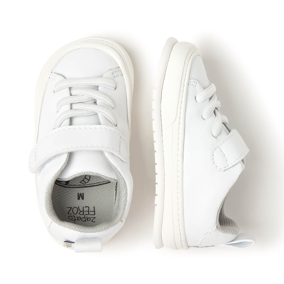 calzado minimalista tejido vegano microfibra bebe color blanco turia feroz ss25 03
