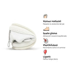 calzado minimalista tejido vegano microfibra bebe color blanco turia feroz ss25 04 | blanco microfibra