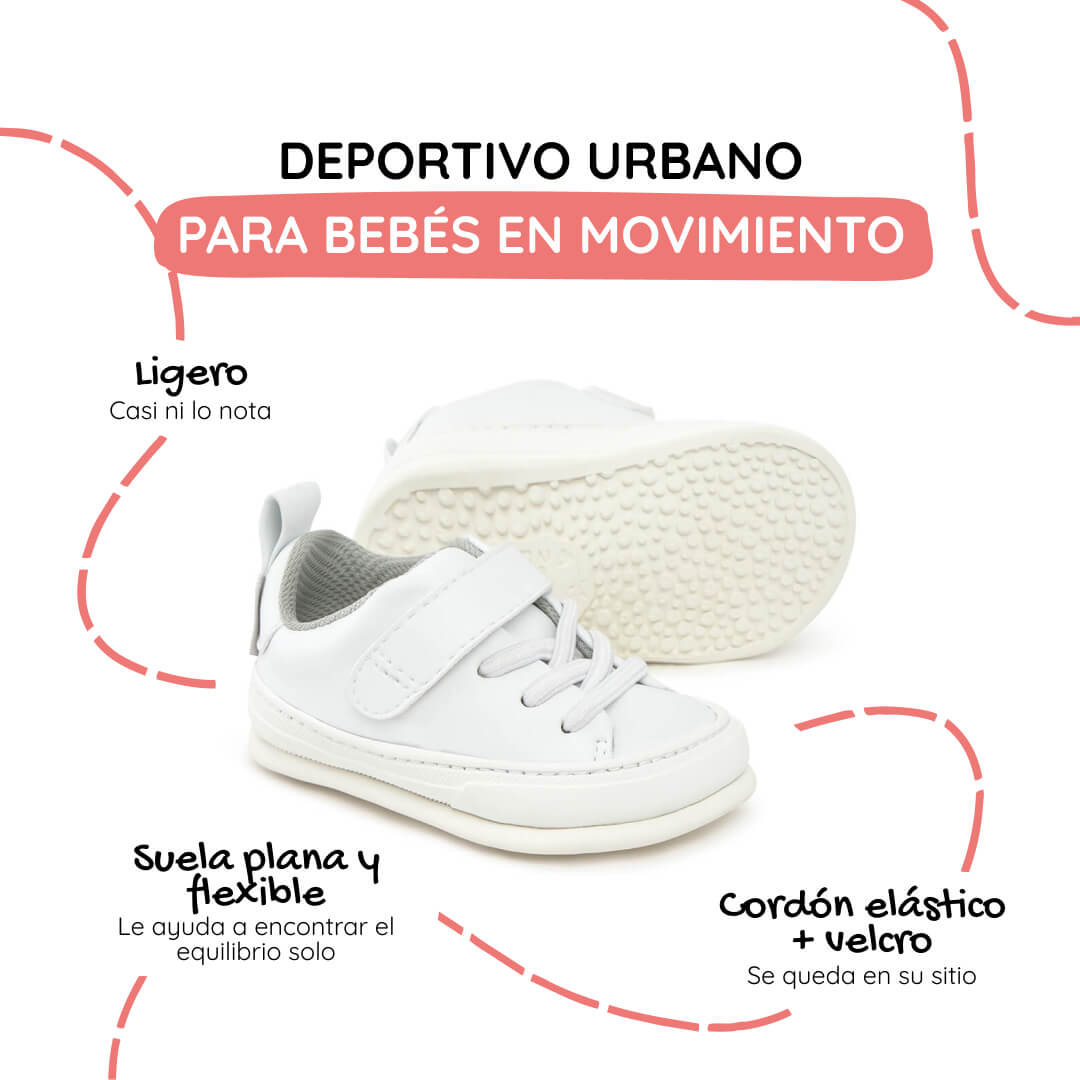 calzado minimalista tejido vegano microfibra bebe color blanco turia feroz ss26 1000 | blanco microfibra